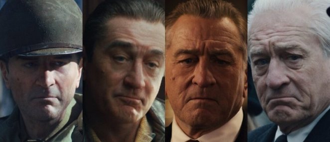 De Niro's face